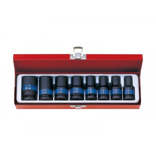 Набір головок ударних 1/2" 8 одиниць 10 - 24 мм тонкостінні (уп.1)