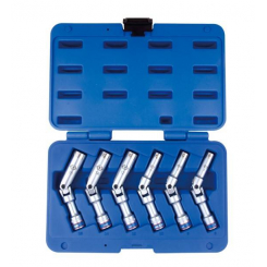 Набір головок з карданом  3/8"