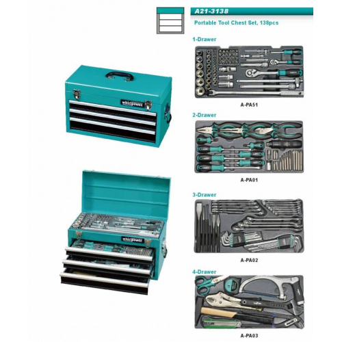 Набір інструмента 138од мет.ящик