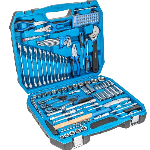 Набір інструментів 131 шт. HOEGERT 1/2". 1/4". 3/8" HT1R439