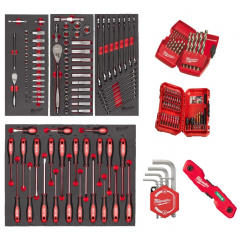 Набір інструментів для візка 170 пр.(Ложементи) MILWAUKEE