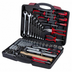 Набір інструментів, ключів, насадок торцевих та битий 1/4", 1/2" 80шт CrV ULTRA (6001112)