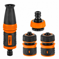 Набір із прямим спринклером, з'єднувачами та 1/2 "з'єднанням крана