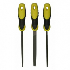 Набір із трьох напильників довжиною 150 мм.