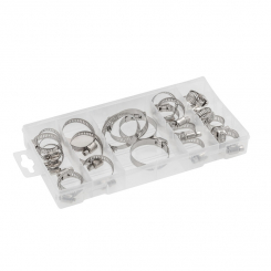 Набір хомутів черв'ячних, 40 шт. HOEGERT 40 HT8G512