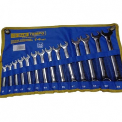 Набір ключів S&R Tempo 14 шт у тканинному чохлі