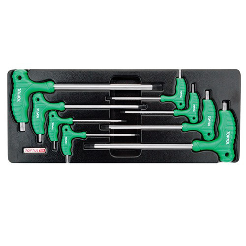 Набір ключів TORX із ручкою L-обр. (В ложементі, тип В) TOPTUL GAAT0804