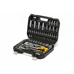 Набір ключів і насадок торцевих MASTERTOOL CrV 1/4" і 1/2" 94 шт 78-5094