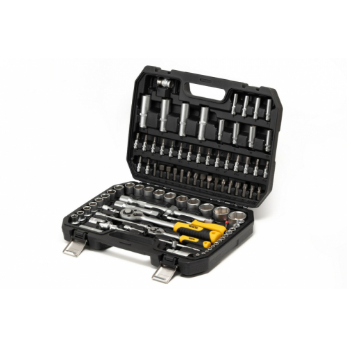 Набір ключів і насадок торцевих MASTERTOOL CrV 1/4" і 1/2" 94 шт 78-5094