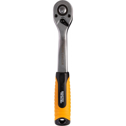 Набір ключів і насадок торцевих MASTERTOOL PROFI 1/4"-3/8"-1/2" тріскачка 72Т 121 шт кейс 78-5121