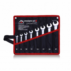 Набір ключів комб. 8-21мм 8од чохол
