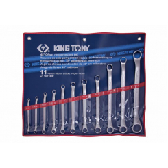 Набір ключів накидних 11 одиниць 45 градусів
