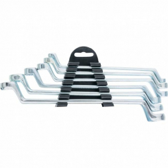 Набір ключів накидних, 6-17 мм, 6 шт, хромовані, SPARTA