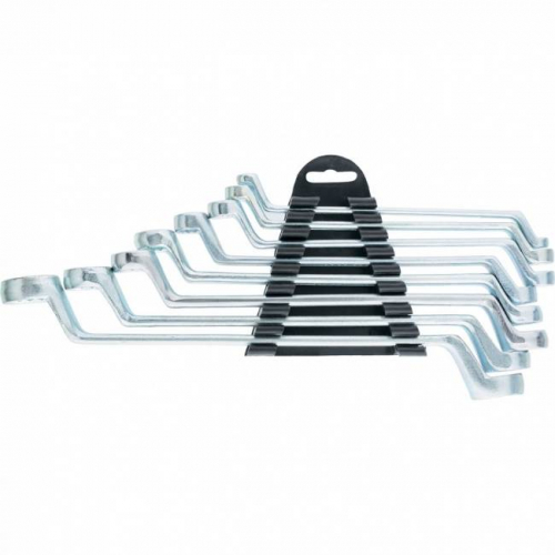 Набір ключів накидних, 6-22 мм, 8 шт, хромовані, SPARTA