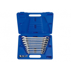 Набір ключів ріжково-накидних з трищіткою 13 одиниць 8-19 мм