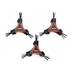 Набір ключів шестигранних YATO: HEX H1.5-H6, TORX T9-T40, 26 шт.