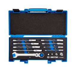 Набір ключів з трищіткою та карданом 13 одиниць