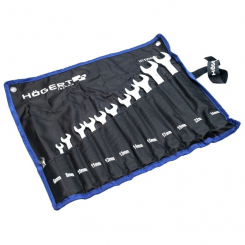 Набір комбінованих ключів 12шт HOEGERT 6 - 24 HT1W492-1