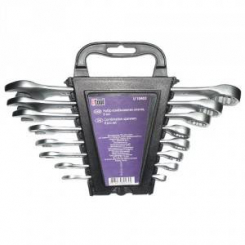 Набір комбінованих ключів, 8 шт., 8мм,10мм,12мм,13мм,14мм,17 мм,19 мм, 22 мм