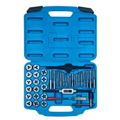 Набір метчиків та плашек метричних 39 одиниць М3-М12