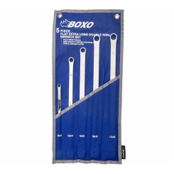 Набір накидних ключів з хромованої сталі BOXO 5 шт