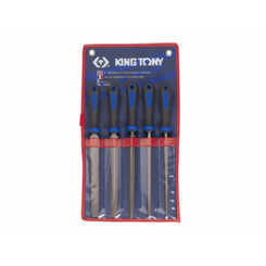 Набір напилків 5 одиниць 10" в чохлі KING TONY