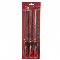 Набір напилків столярних 200 мм, 3 шт. Vitals Master