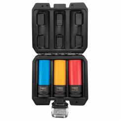 Набір насадок торцевих, 1/2", 3 шт.