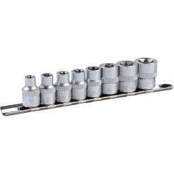 Набір насадок торцевих MASTERTOOL CRV E-TORX 3/8" E8-E20 8 шт 78-3808