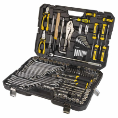 Набір насадок торцевих і біти, ключів, інструментів ¼" ⅜" ½" 148шт CrV SIGMA (6003801)