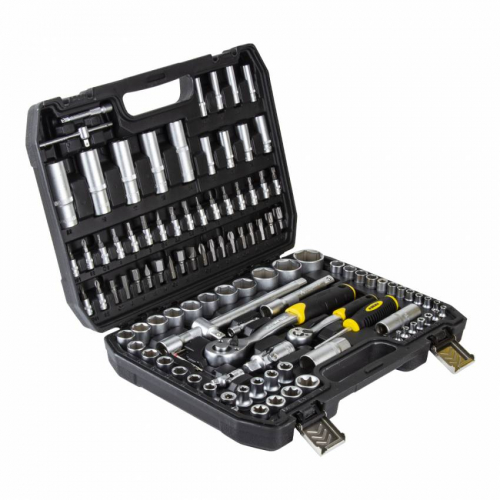 Набір насадок торцевих та біт 1/4", 1/2" 108шт CrV mid Sigma (6003771)