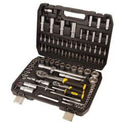 Набір насадок торцевих та біт 1/4", 1/2" 94шт CrV mid Sigma (6003761)