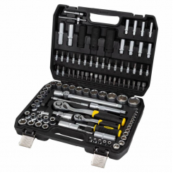 Набір насадок торцевих та битий 1/4" 1/2" 114шт CrV SIGMA (6003781)