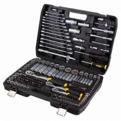 Набір насадок торцевих та битий 1/4", 3/8", 1/2" 216шт CrV Sigma (6003841)