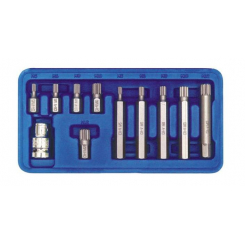 Набір викруткових насадок VOREL 1/2" SPLINE M5-M12 11 шт