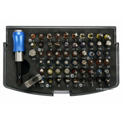 Набір насадок викруткових YATO 1/4" з тримачем 59 шт