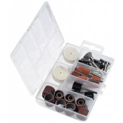 Набір оснастки для гравера і гнучкого валу, 38 шт, KWB (510951)