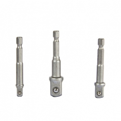 Набір перехідників до торцевих голівок 1/2", 1/4" та 3/8" 3 шт.