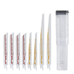 Набір пиляльних полотен до шабельної пилки, 8 шт, KWB (576090)