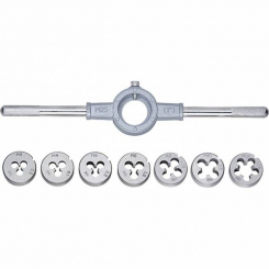 Набір плашок М3-М12, 8 предметів, СІБРТЕХ
