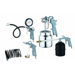 Набір пневмоінструментів ABAC G-810AL  з 8 предметів, 1/4", 1,5 мм, 0,45 кг