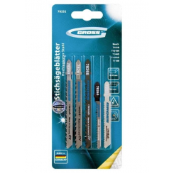 Набір полотен для електролобзика універсальний, 5 шт.// GROSS