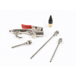 Продувний пістолет, пневматичний в комплекті з насадками, 4 шт.