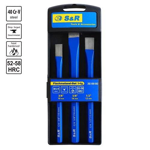Набір ручних зубил S & R 3 шт.
