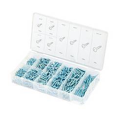 Набір саморізів 4х12, 5, 4х16, 4х19, 4х25, 5, 5х12, 5, 5х16, 5х19, 5х25, 5 мм, 200 предм.// СИБРТЕХ