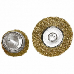 Набір щіток для дриля, 2 шт: 1 плоска 100 мм, 1 "чашка" 75 мм, MTX