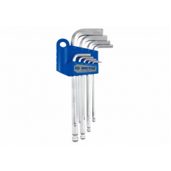 Набір шестигранників 9 од. екстрадовгих Г-подібних 1,5 - 10 мм