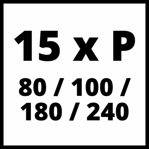 Набір шліфпаперу Einhell 50 мм, по дереву, 60 шт, для TC-PA 50 (4133130)
