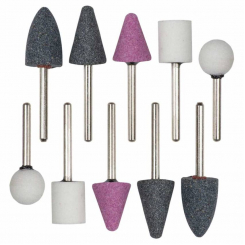 Набір шліфувальних головок 10шт хвостовик Ø3.2мм Sigma (9190021)