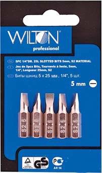 Набір спеціальних біт 5 шт. 3х25мм Pozidrive